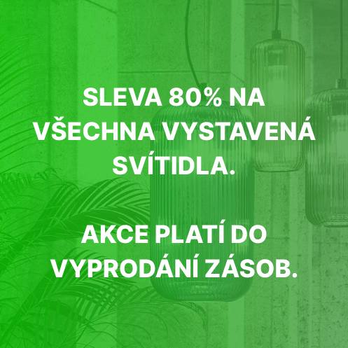 Výprodej světel 80%